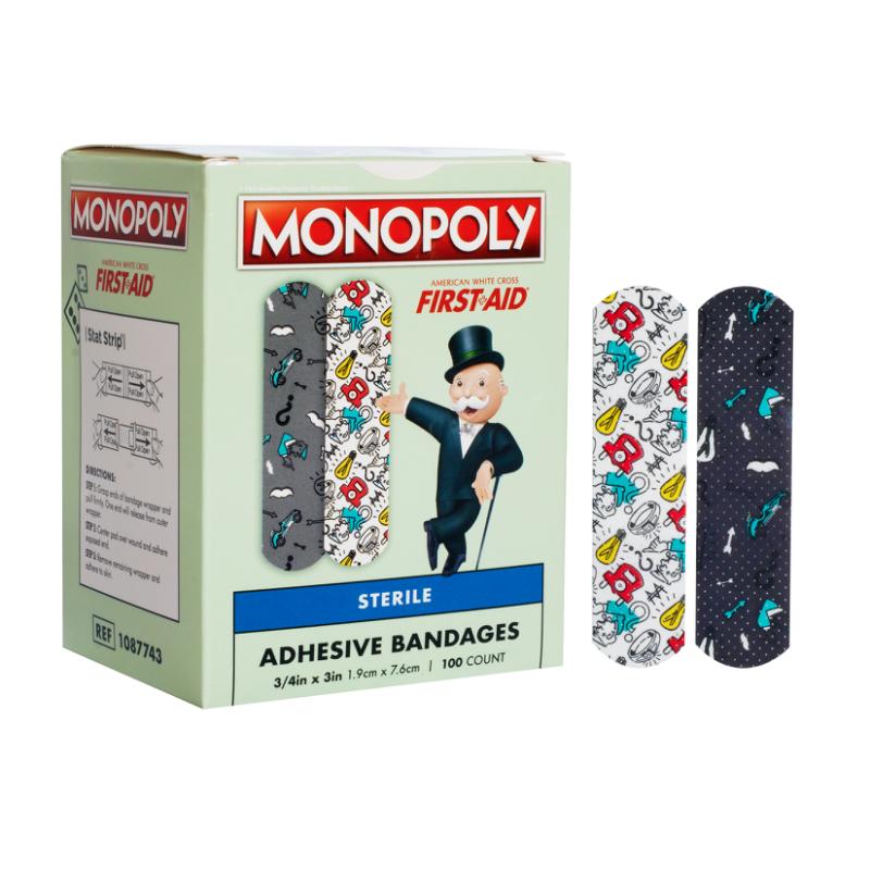Monopoly Stat Strip Adhesive Bandages 3/4" x 3" (1087743)
