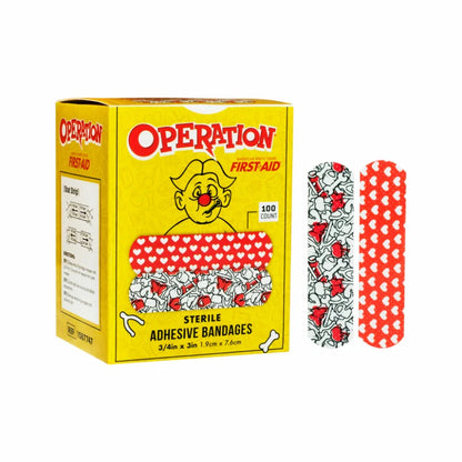 Operation Stat Strip Adhesive Bandages 3/4" x 3" (1087747)