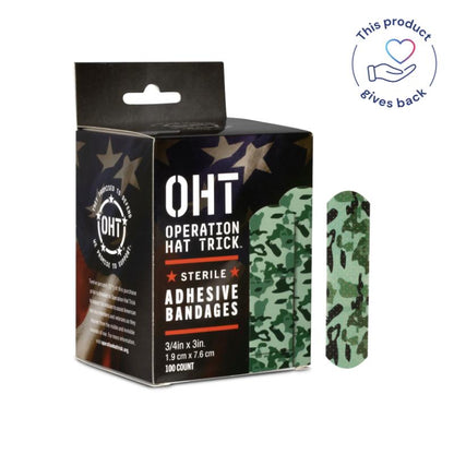 Operation Hat Trick Stat Strip Adhesive Bandages 3/4" x 3" (1087755)