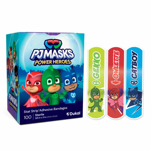 PJ Masks  Stat Strip Adhesive Bandages 3/4" x 3" (1087756)