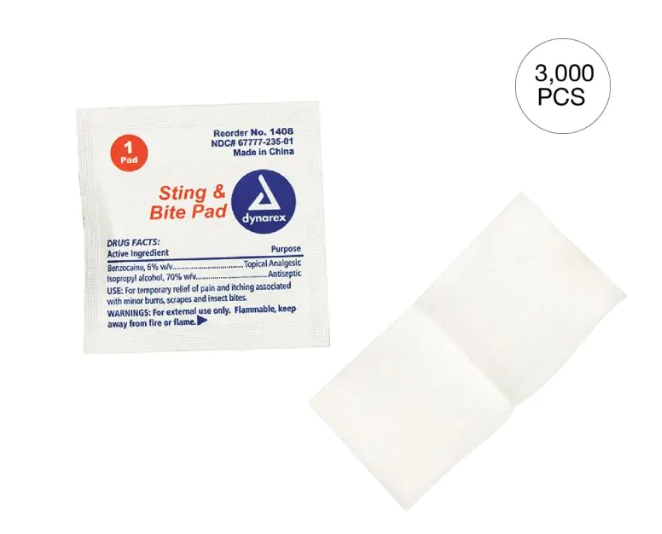 Insect Bite Pads (11-003-3000)