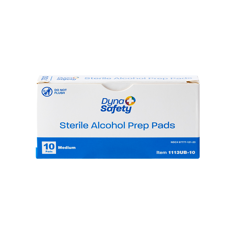 Alcohol Prep Pad - Sterile, Medium, Case (1113-50)