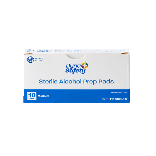 Alcohol Prep Pad - Sterile, Medium, Case (1113-50)