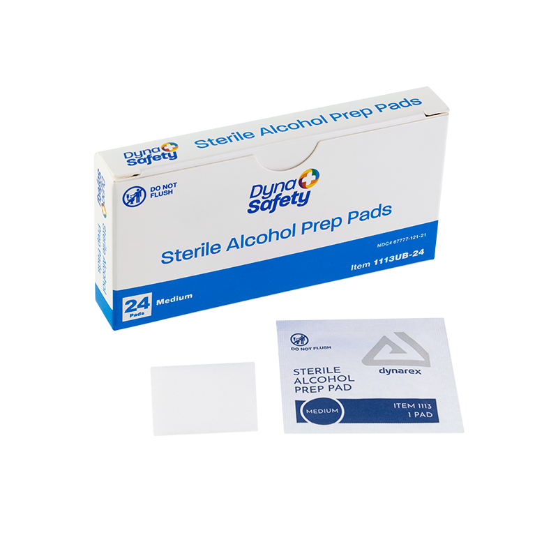 Alcohol Prep Pad - Sterile, Medium, Case (1113UB-24)