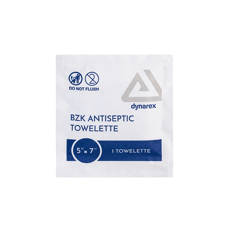 BZK Antiseptic Towelettes, 5" x 7", Case (1303-40)