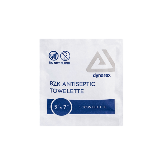 BZK Antiseptic Towelettes, 5" x 7", Case (1303-40)