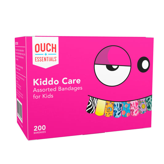 Ouch Essentials, Kiddo Care Adhesive Bandage Kit (17061001)