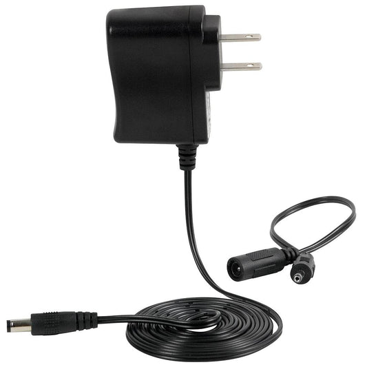 6V POWER ADAPTER, 6' CORD, 1A, 5.1/ 2.1mm PLUGS, UL-LISTED