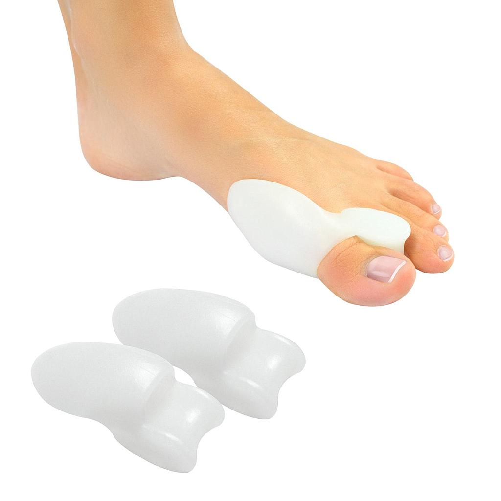 BUNION PROTECTOR, TOE SPACER, REUSABLE SILICONE, 2 PC