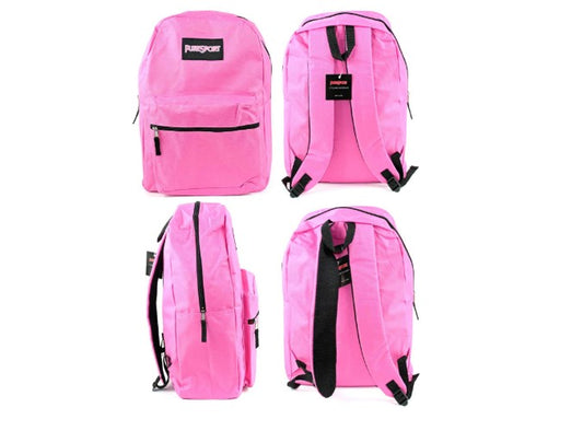 17" Pink Backpacks, Case of 24 (1994346)