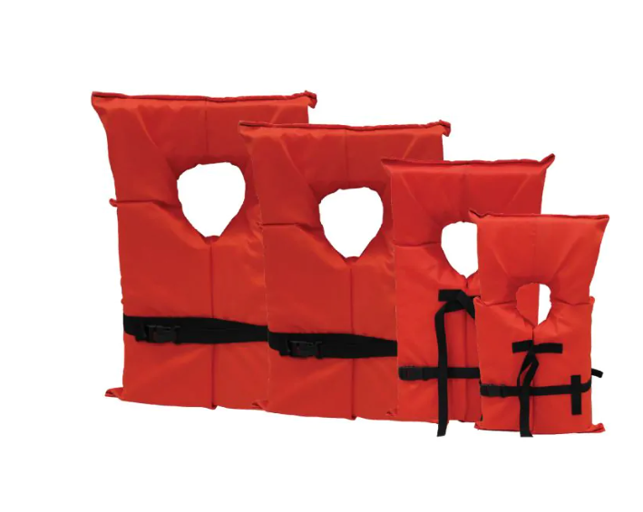 Type II Adult Oversized Life Jacket, Orange