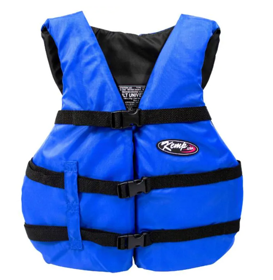 Life Jacket, Blue & Black, Adult (20-002-ADULT-BLU)