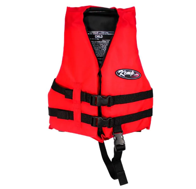 Child Life Jacket, Red & Black (20-002-CHILD-RED)