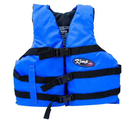 Youth Life Jacket, Blue & Black (20-002-YOUTH-BLU)