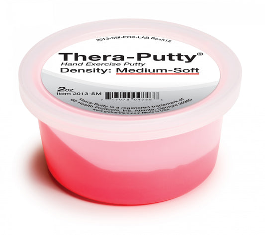 Thera-Putty, 2oz, Soft-Medium, Red (2013-SM)