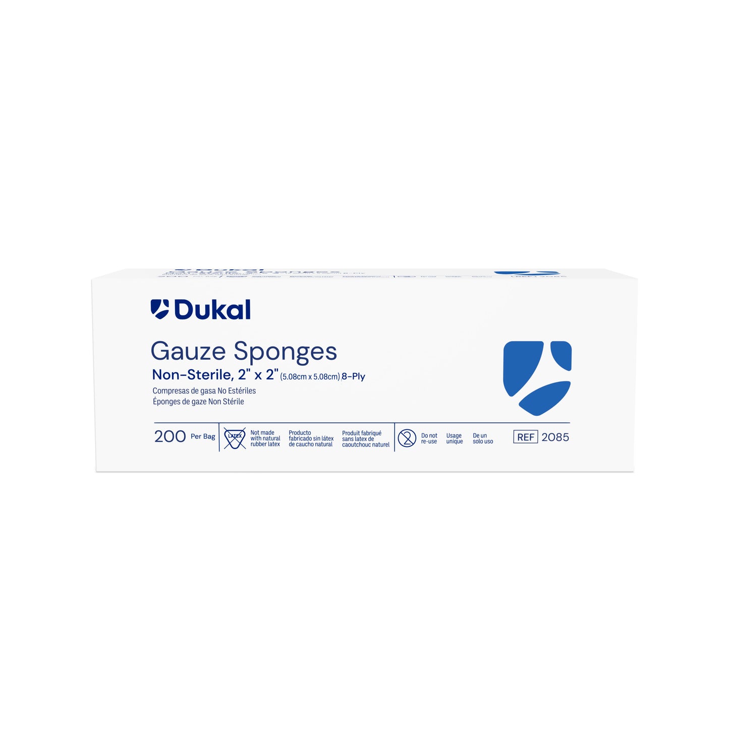 Non-Sterile Gauze Sponges, 8-Ply, 2" x 2" (2085)