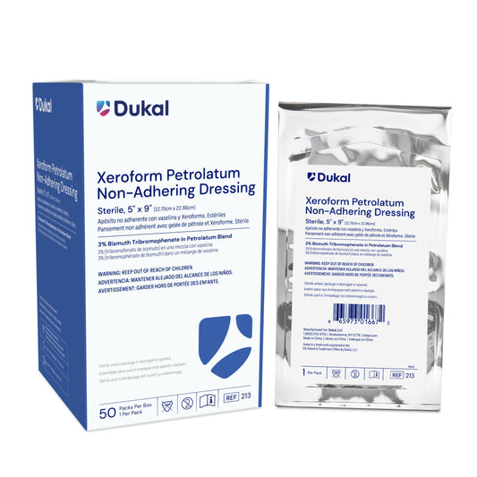 Sterile Xeroform Dressing, 5" x 9" (213)