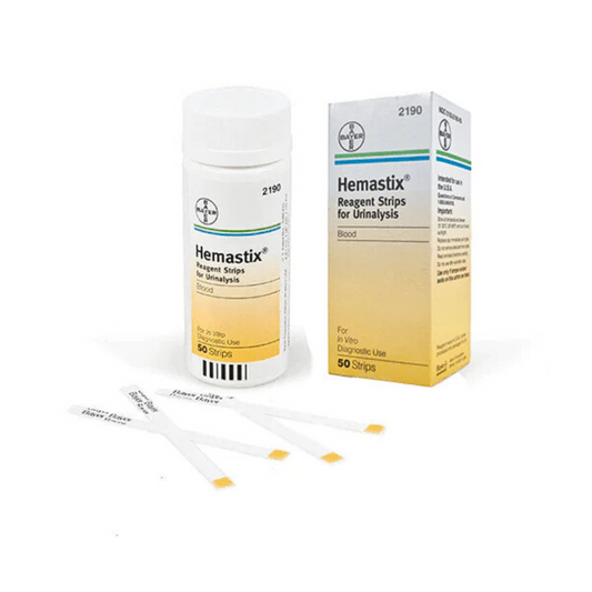 Hemastix, Reagent Strips for Urinalysis, CLIA Waived, Case of 12 Bottles (2190)