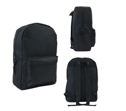 BigBox Basic Backpacks, Black, 15", Case of 24, $8.50/Each (2374671)