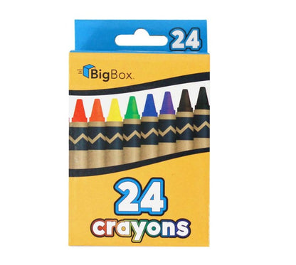 BigBox Crayons, 24ct, 96 Packs (2363992)