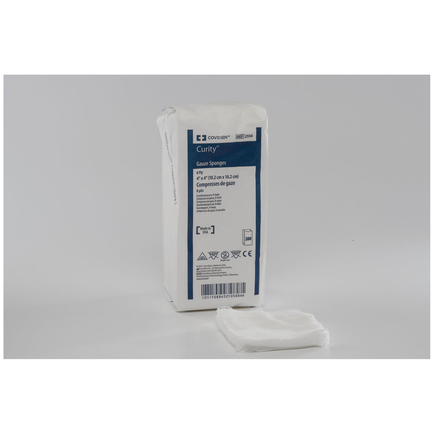 Cardinal Health, Curity Gauze Sponge, 4" x 4", 12-Ply, Bag (2634-)