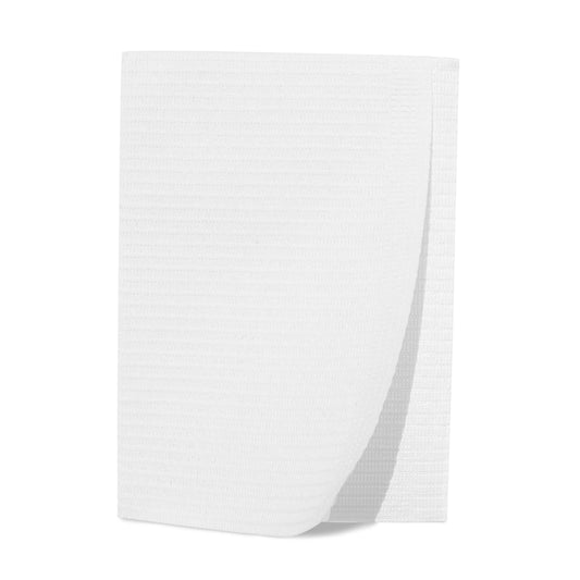 Patient Bibs, 2-Ply, 13" x 18", White