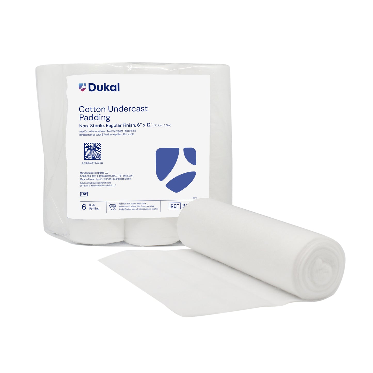 Cotton Undercast Padding, 6" x 12' (30126)