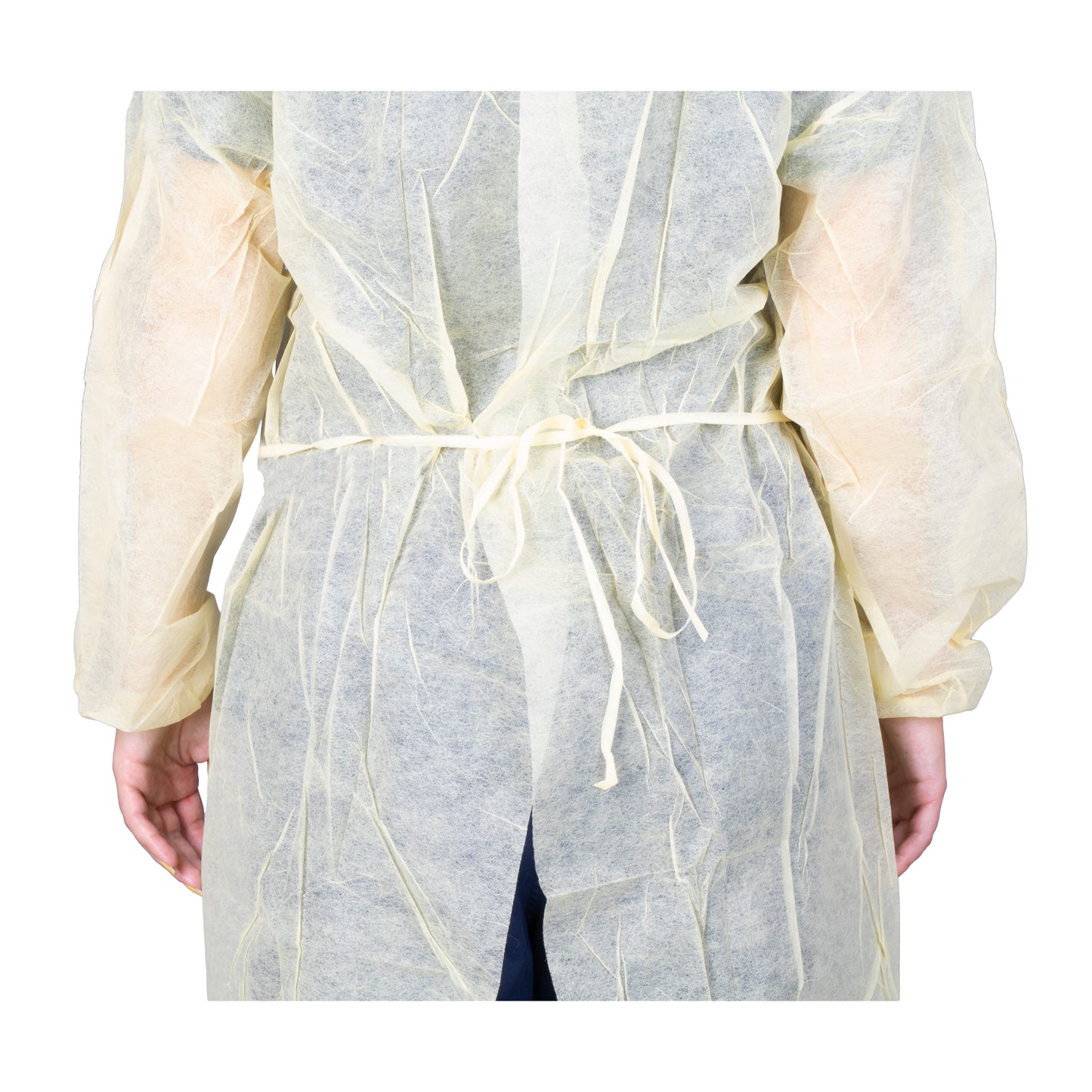 Isolation Gown, One-Size, Yellow (301)