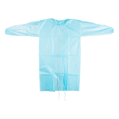 Poly Coated Isolation Gown, Blue (303BL)