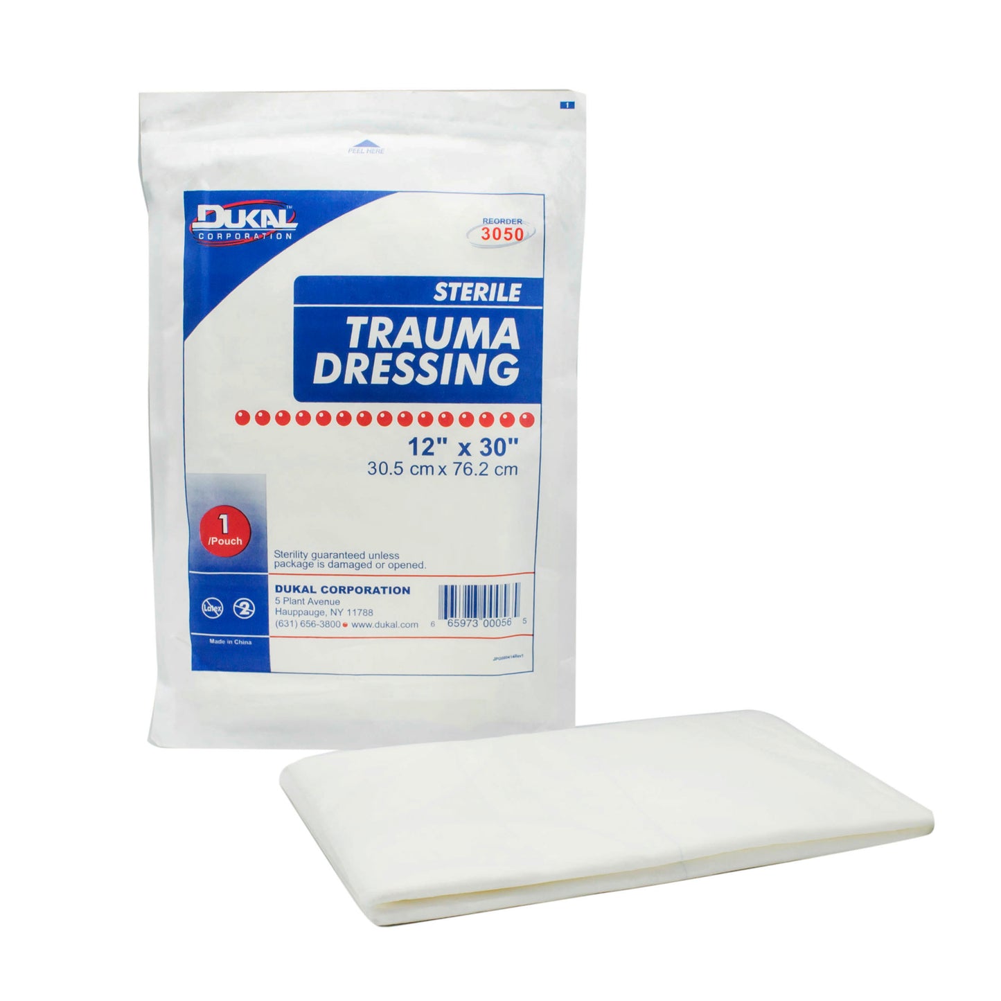 Trauma Dressing, 12" x 30", Sterile (3050)