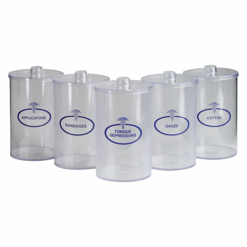 Plastic Sundry Jars, Clear (4011)
