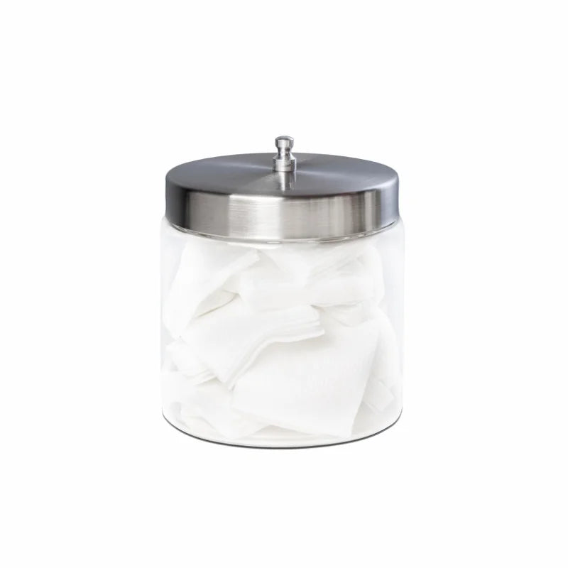 Glass Dressing Jar 4" x 4" (4013)