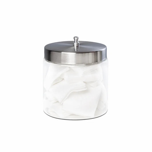Glass Dressing Jar 4" x 4" (4013)