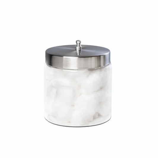 Glass Dressing Jar 3" x 3" (4014)