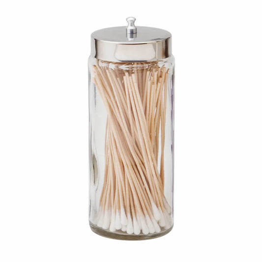 Glass Dressing Jar 7" x 3" (4017)