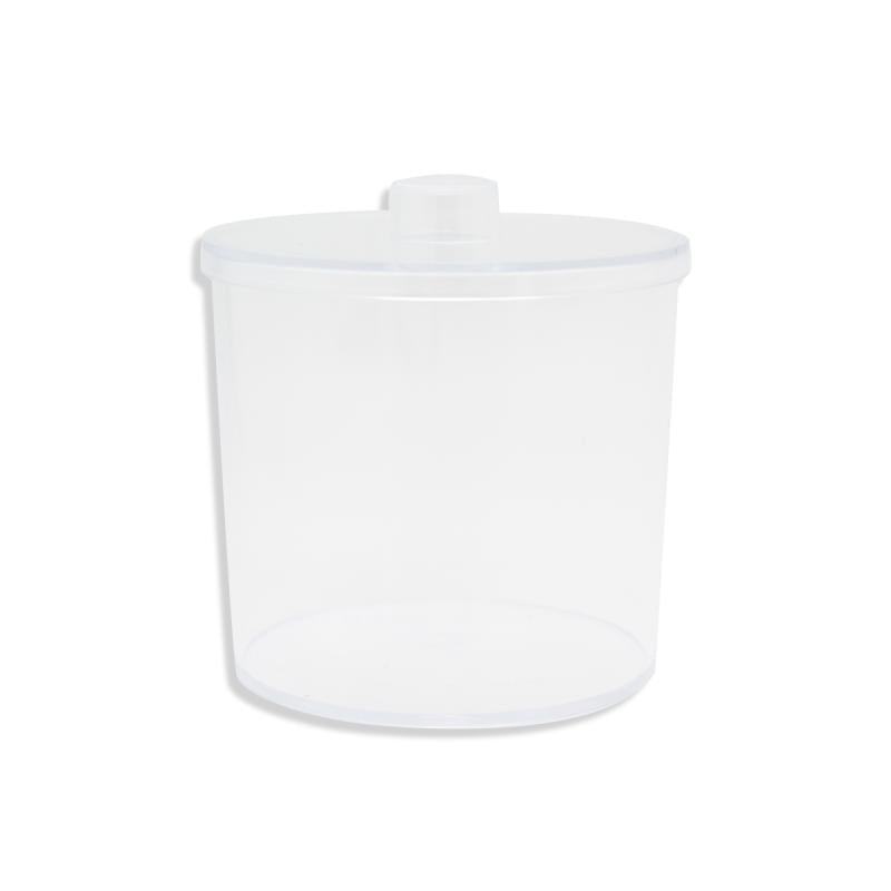 Plastic Dressing Jar 4" x 4", Clear (4021)