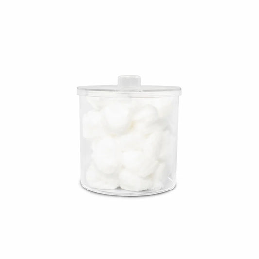 Plastic Dressing Jar 4" x 4", Clear (4021)