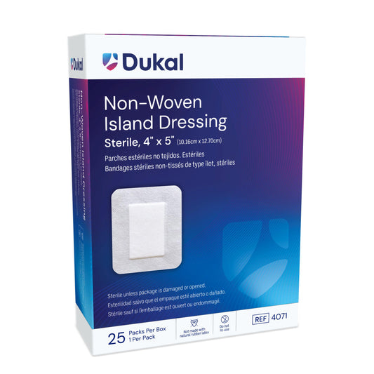Sterile Non-Woven Island Dressing, 4" x 5" (4071)