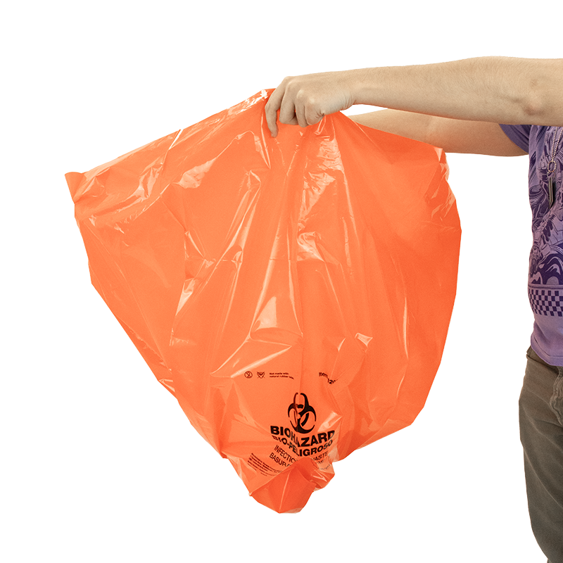 Biohazard Bag, 39” x 33”, 100 Bags (43203)