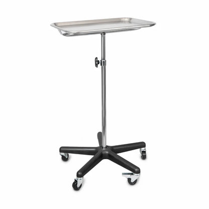 Mayo Stand, 5 Casters, 12-1/2" x 19" Tray (4365)