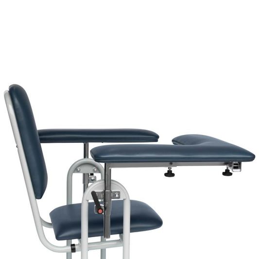 Adjustable Flip Arm For Blood Draw Chair, Blue (4387BL)