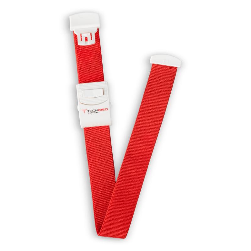 Non Latex Tourniquet, Push Button, Red (4418)