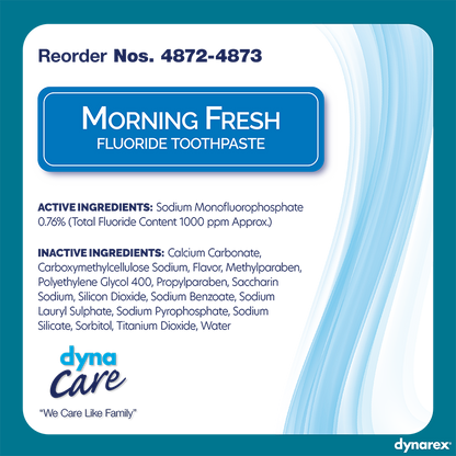 Toothpaste, 1.5 oz Tube, Case (4872)