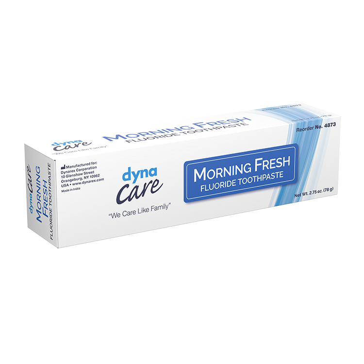 Morning Fresh Mint Toothpaste, with Fluoride, 2.75 oz Tube, Case (4873)