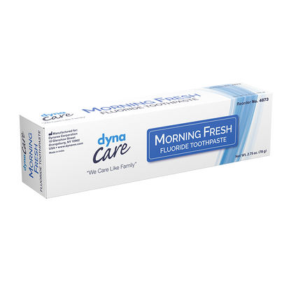 Morning Fresh Mint Toothpaste, with Fluoride, 2.75 oz Tube, Case (4873)