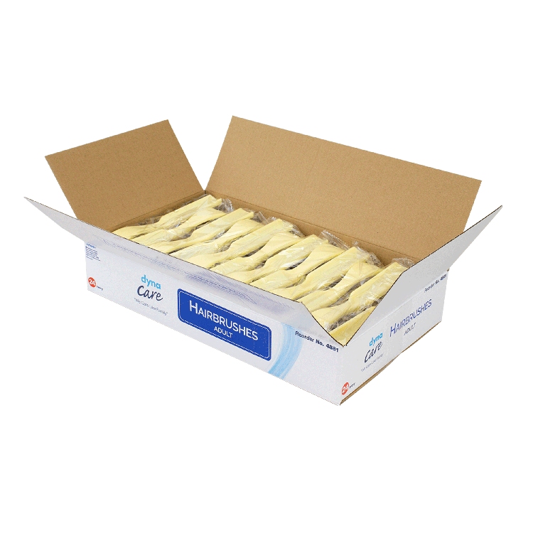 Adult Hairbrushes, Ivory, Case (4881)