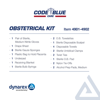 Obstetrical Kit, Bagged, Case of 10 (4902)