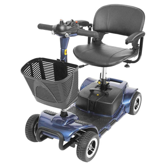 4 WHEEL MOBILITY SCOOTER, LONG RANGE, 265LB CAPACITY, BLUE