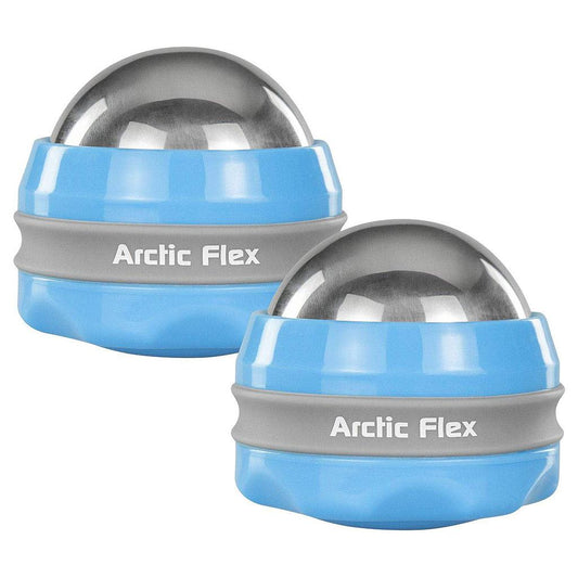 COLD MASSAGE ROLLER BALL, STAINLESS STEEL, WARM/COLD, 2 PK