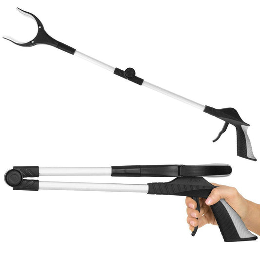 32" FOLDING REACHER GRABBER W/4" ROTATING CLAW